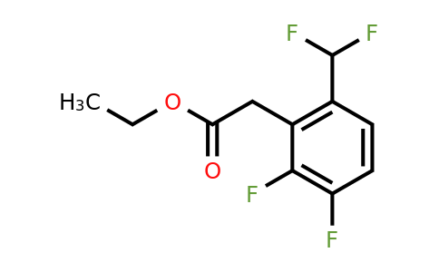 1806291-50-8 | Ethyl 2,3-difluoro-6-(difluoromethyl)phenylacetate