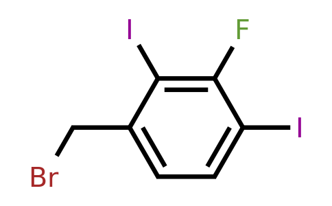 1806291-55-3 | 2,4-Diiodo-3-fluorobenzylbromide