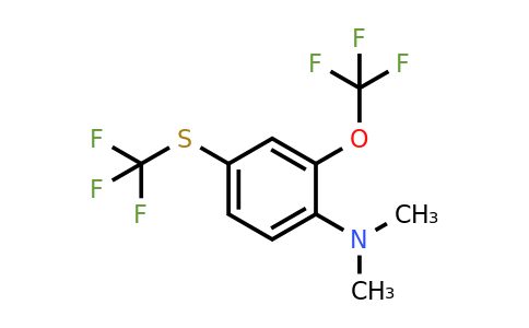 1806291-77-9 | 1-Dimethylamino-2-trifluoromethoxy-4-(trifluoromethylthio)benzene