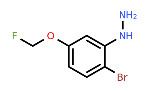 1806292-59-0 | 1-(2-Bromo-5-(fluoromethoxy)phenyl)hydrazine