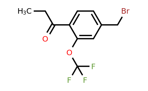 1806292-64-7 | 1-(4-(Bromomethyl)-2-(trifluoromethoxy)phenyl)propan-1-one