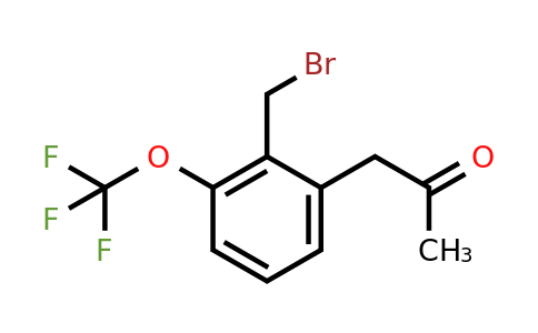 1806292-80-7 | 1-(2-(Bromomethyl)-3-(trifluoromethoxy)phenyl)propan-2-one