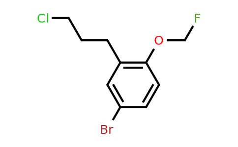 1806292-87-4 | 1-Bromo-3-(3-chloropropyl)-4-(fluoromethoxy)benzene