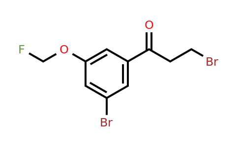 1806292-96-5 | 3-Bromo-1-(3-bromo-5-(fluoromethoxy)phenyl)propan-1-one