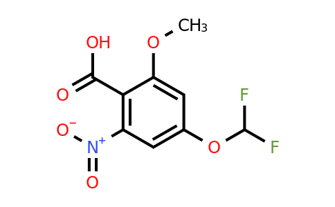 1806293-33-3 | 4-Difluoromethoxy-2-methoxy-6-nitrobenzoic acid