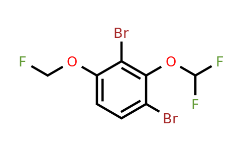 1806293-46-8 | 1,3-Dibromo-2-difluoromethoxy-4-(fluoromethoxy)benzene