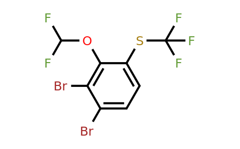 1806293-93-5 | 1,2-Dibromo-3-difluoromethoxy-4-(trifluoromethylthio)benzene