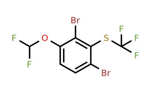 1806293-97-9 | 1,3-Dibromo-4-difluoromethoxy-2-(trifluoromethylthio)benzene