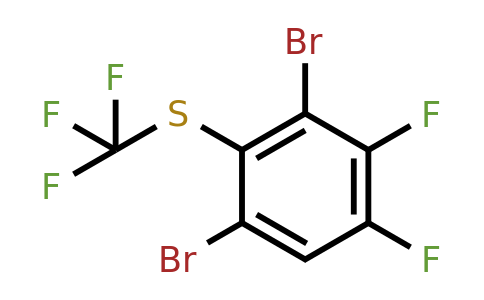 1806294-47-2 | 1,3-Dibromo-4,5-difluoro-2-(trifluoromethylthio)benzene