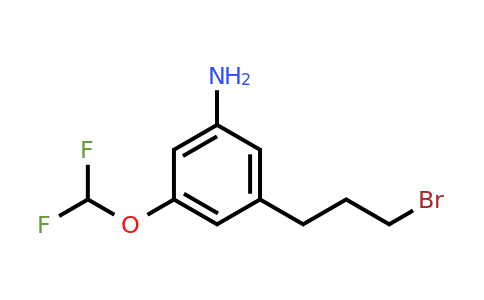1806295-49-7 | 3-(3-Bromopropyl)-5-(difluoromethoxy)aniline