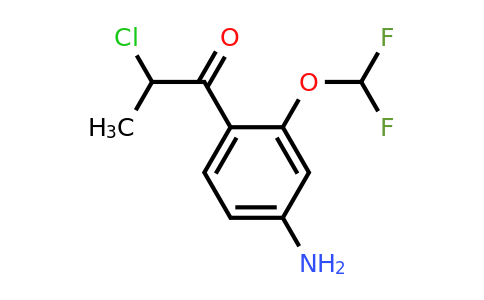 1806295-71-5 | 1-(4-Amino-2-(difluoromethoxy)phenyl)-2-chloropropan-1-one
