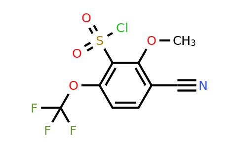 1806295-73-7 | 3-Cyano-2-methoxy-6-(trifluoromethoxy)benzenesulfonylchloride