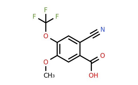 1806295-76-0 | 2-Cyano-5-methoxy-4-(trifluoromethoxy)benzoic acid