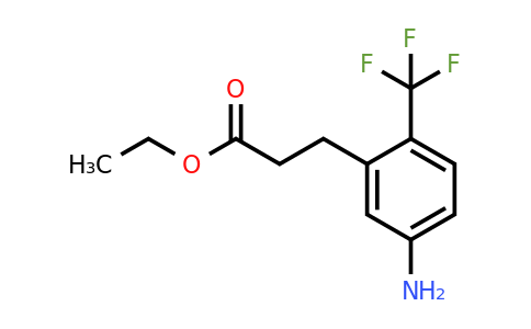 1806295-94-2 | Ethyl 3-(5-amino-2-(trifluoromethyl)phenyl)propanoate