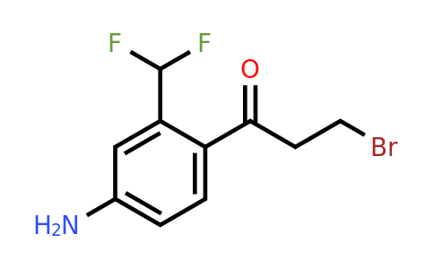 1806296-04-7 | 1-(4-Amino-2-(difluoromethyl)phenyl)-3-bromopropan-1-one