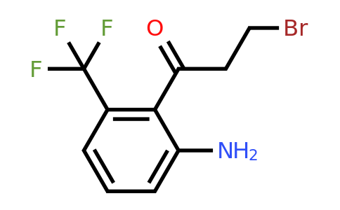 1806296-19-4 | 1-(2-Amino-6-(trifluoromethyl)phenyl)-3-bromopropan-1-one