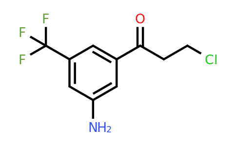 1806296-30-9 | 1-(3-Amino-5-(trifluoromethyl)phenyl)-3-chloropropan-1-one