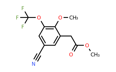 1806296-42-3 | Methyl 5-cyano-2-methoxy-3-(trifluoromethoxy)phenylacetate