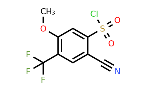 1806296-45-6 | 2-Cyano-5-methoxy-4-(trifluoromethyl)benzenesulfonylchloride
