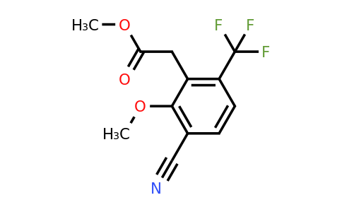 1806296-75-2 | Methyl 3-cyano-2-methoxy-6-(trifluoromethyl)phenylacetate