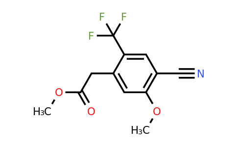 1806296-79-6 | Methyl 4-cyano-5-methoxy-2-(trifluoromethyl)phenylacetate