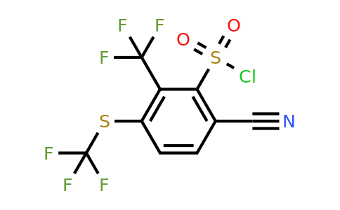 1806297-12-0 | 6-Cyano-2-trifluoromethyl-3-(trifluoromethylthio)benzenesulfonylchloride