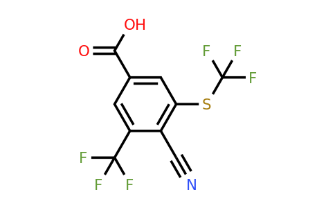 1806297-27-7 | 4-Cyano-3-trifluoromethyl-5-(trifluoromethylthio)benzoic acid