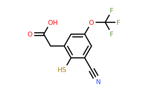 1806297-66-4 | 3-Cyano-2-mercapto-5-(trifluoromethoxy)phenylacetic acid