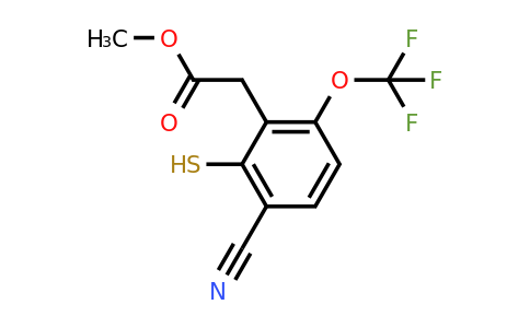 1806298-07-6 | Methyl 3-cyano-2-mercapto-6-(trifluoromethoxy)phenylacetate