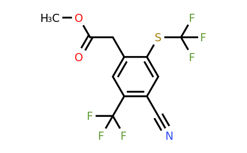 1806298-08-7 | Methyl 4-cyano-5-trifluoromethyl-2-(trifluoromethylthio)phenylacetate