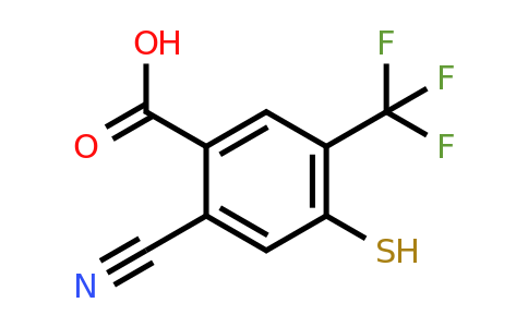 1806298-29-2 | 2-Cyano-4-mercapto-5-(trifluoromethyl)benzoic acid