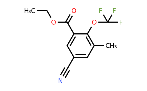 1806298-34-9 | Ethyl 5-cyano-3-methyl-2-(trifluoromethoxy)benzoate