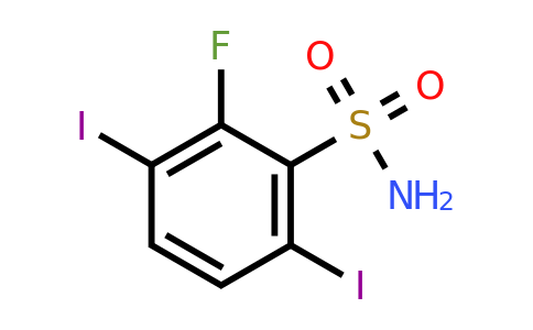 1806298-96-3 | 3,6-Diiodo-2-fluorobenzenesulfonamide