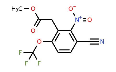 1806299-08-0 | Methyl 3-cyano-2-nitro-6-(trifluoromethoxy)phenylacetate