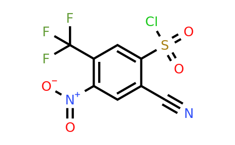1806299-21-7 | 2-Cyano-4-nitro-5-(trifluoromethyl)benzenesulfonylchloride