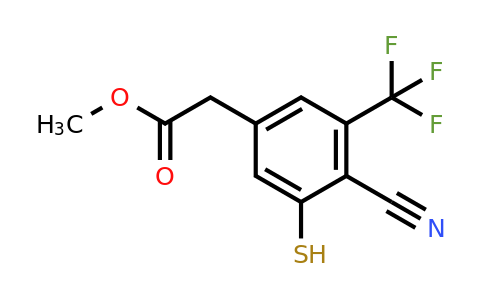 1806299-26-2 | Methyl 4-cyano-3-mercapto-5-(trifluoromethyl)phenylacetate