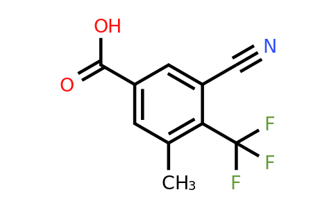 1806299-39-7 | 3-Cyano-5-methyl-4-(trifluoromethyl)benzoic acid