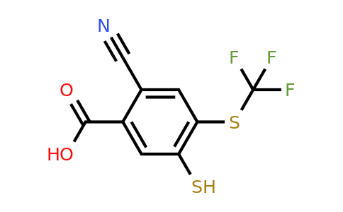 1806299-53-5 | 2-Cyano-5-mercapto-4-(trifluoromethylthio)benzoic acid