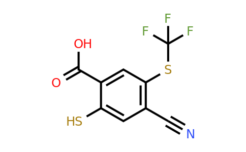 1806299-59-1 | 4-Cyano-2-mercapto-5-(trifluoromethylthio)benzoic acid
