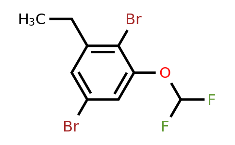 1806299-61-5 | 1,4-Dibromo-2-difluoromethoxy-6-ethylbenzene