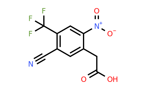 1806299-93-3 | 5-Cyano-2-nitro-4-(trifluoromethyl)phenylacetic acid