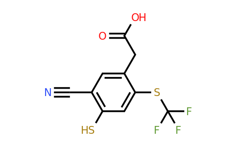 1806300-06-0 | 5-Cyano-4-mercapto-2-(trifluoromethylthio)phenylacetic acid