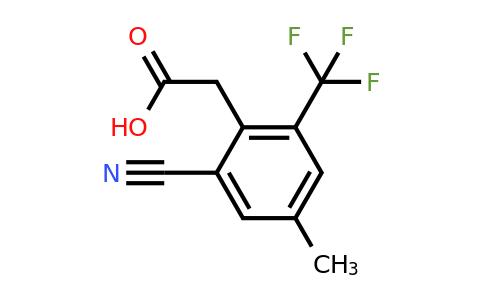 1806300-07-1 | 2-Cyano-4-methyl-6-(trifluoromethyl)phenylacetic acid