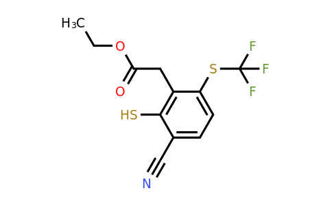 1806300-12-8 | Ethyl 3-cyano-2-mercapto-6-(trifluoromethylthio)phenylacetate