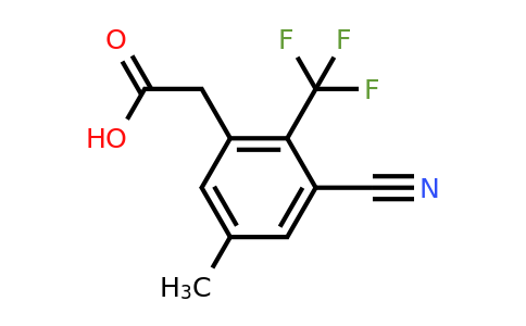 1806300-19-5 | 3-Cyano-5-methyl-2-(trifluoromethyl)phenylacetic acid
