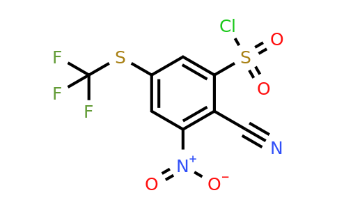 1806300-30-0 | 2-Cyano-3-nitro-5-(trifluoromethylthio)benzenesulfonylchloride