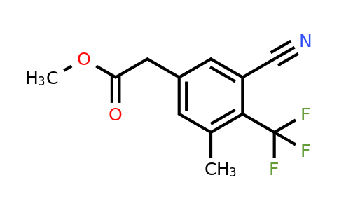 1806300-40-2 | Methyl 3-cyano-5-methyl-4-(trifluoromethyl)phenylacetate