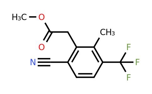 1806300-45-7 | Methyl 6-cyano-2-methyl-3-(trifluoromethyl)phenylacetate