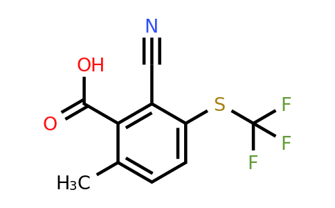 1806300-68-4 | 2-Cyano-6-methyl-3-(trifluoromethylthio)benzoic acid