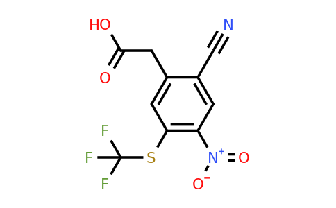 1806300-83-3 | 2-Cyano-4-nitro-5-(trifluoromethylthio)phenylacetic acid